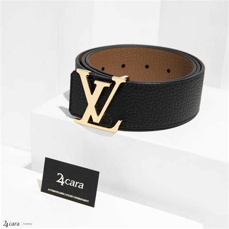 lv shape 40mm reversible taurillon puppets belt|LV Initiales Taurillon 40mm Reversible Belt .